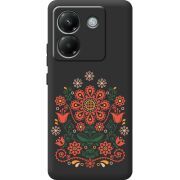 Чорний чохол BoxFace Poco M7 Pro 5G Ukrainian Ornament