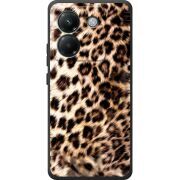 Чорний чохол BoxFace Poco M7 Pro 5G Леопардовий