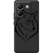 Чорний чохол BoxFace Poco M7 Pro 5G Wolf