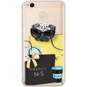 Прозрачный чехол Uprint Xiaomi Redmi 4x Fashion Pug