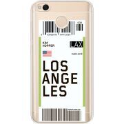 Прозрачный чехол Uprint Xiaomi Redmi 4x Ticket Los Angeles