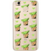 Прозрачный чехол Uprint Xiaomi Redmi 4x Pattern Baby Yoda