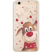 Прозрачный чехол Uprint Xiaomi Redmi 4x Winter Deer