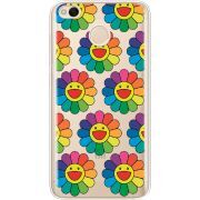 Прозрачный чехол Uprint Xiaomi Redmi 4x Hippie Flowers