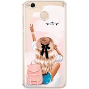 Прозрачный чехол Uprint Xiaomi Redmi 4x Travel Girl