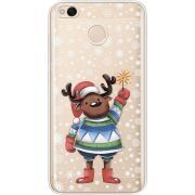 Прозрачный чехол Uprint Xiaomi Redmi 4x Christmas Deer with Snow