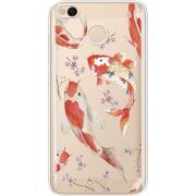 Прозрачный чехол Uprint Xiaomi Redmi 4x Japanese Koi Fish