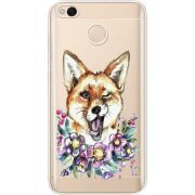 Прозрачный чехол Uprint Xiaomi Redmi 4x Winking Fox