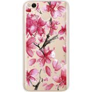 Прозрачный чехол Uprint Xiaomi Redmi 4x Pink Magnolia