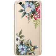 Прозрачный чехол Uprint Xiaomi Redmi 4x Floral