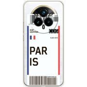 Прозорий чохол BoxFace Realme 14 Pro Plus Ticket Paris