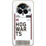 Прозорий чохол BoxFace Realme 14 Pro Plus Ticket Hogwarts