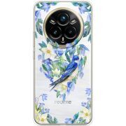 Прозорий чохол BoxFace Realme 14 Pro Plus Spring Bird