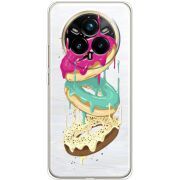 Прозорий чохол BoxFace Realme 14 Pro Plus Donuts