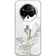Прозорий чохол BoxFace Realme 14 Pro Plus Swan