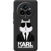 Чорний чохол BoxFace Realme 14 Pro Plus Cat in Black