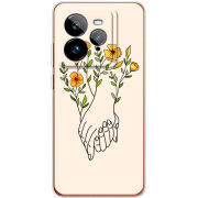 Чохол BoxFace Realme GT 7 Pro Flower Hands