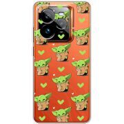 Прозорий чохол BoxFace Realme GT 7 Pro Pattern Baby Yoda