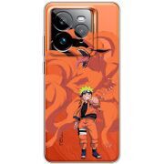 Прозорий чохол BoxFace Realme GT 7 Pro Naruto and Kurama