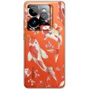 Прозорий чохол BoxFace Realme GT 7 Pro Japanese Koi Fish