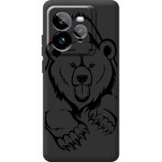 Чорний чохол BoxFace Realme GT 7 Pro Grizzly Bear