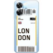 Прозорий чохол BoxFace Realme Note 60 Ticket London