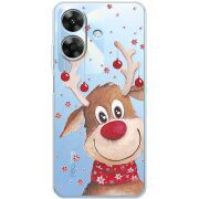 Прозорий чохол BoxFace Realme Note 60 Winter Deer