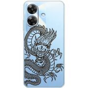 Прозорий чохол BoxFace Realme Note 60 Chinese Dragon