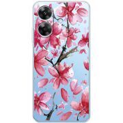 Прозорий чохол BoxFace Realme Note 60 Pink Magnolia