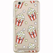 Прозрачный чехол Uprint Xiaomi Redmi 5A с 3D-глазками Popcorn