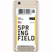 Прозрачный чехол Uprint Xiaomi Redmi 5A Ticket Springfield
