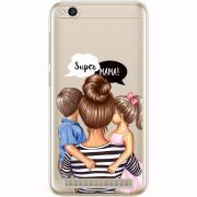 Прозрачный чехол Uprint Xiaomi Redmi 5A Super Mama