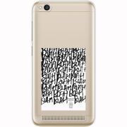 Прозрачный чехол Uprint Xiaomi Redmi 5A Blah Blah