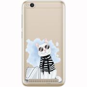Прозрачный чехол Uprint Xiaomi Redmi 5A Cat Style