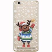 Прозрачный чехол Uprint Xiaomi Redmi 5A Christmas Deer with Snow