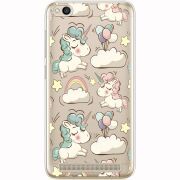 Прозрачный чехол Uprint Xiaomi Redmi 5A Unicorns