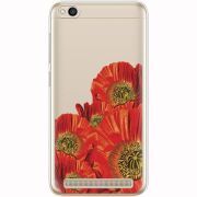 Прозрачный чехол Uprint Xiaomi Redmi 5A Red Poppies