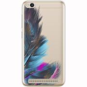 Прозрачный чехол Uprint Xiaomi Redmi 5A Feathers