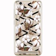 Прозрачный чехол Uprint Xiaomi Redmi 5A Cotton flowers