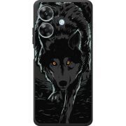 Чорний чохол BoxFace Realme Note 60 Wolf