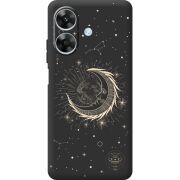 Чорний чохол BoxFace Realme Note 60 Moon