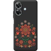 Чорний чохол BoxFace Realme Note 60 Ukrainian Ornament