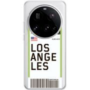 Прозорий чохол BoxFace Xiaomi 15 Ultra Ticket Los Angeles