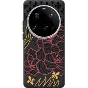 Чорний чохол BoxFace Xiaomi 15 Ultra FranceFlowers