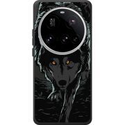 Чорний чохол BoxFace Xiaomi 15 Ultra Wolf