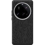 Чорний чохол BoxFace Xiaomi 15 Ultra Leaves