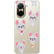 Прозорий чохол BoxFace Xiaomi Redmi A5 с 3D-глазками Mouse