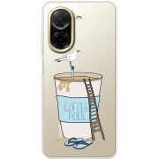 Прозорий чохол BoxFace Xiaomi Redmi A5 Segull in Cofee Pool