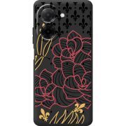 Чорний чохол BoxFace Xiaomi Redmi A5 FranceFlowers