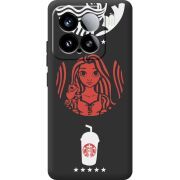 Чорний чохол BoxFace Xiaomi 15 RedWhite Coffee